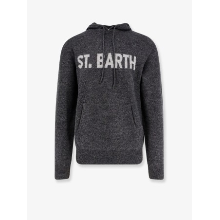 Jack wool sweatshirt with front logo inlay