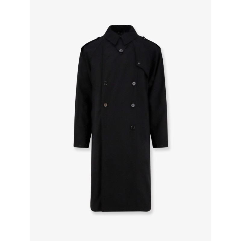 Luca Drill Superfine Wool 2 Layers Coat