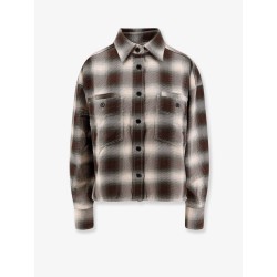 Cropped madras shirt