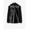 Leather Jacket with synthetic fur inserts