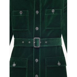 Sahariana velvet blazer