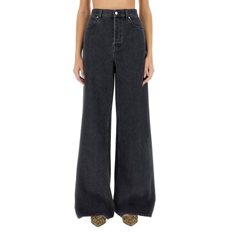 WIDE LEG DENIM PANTS