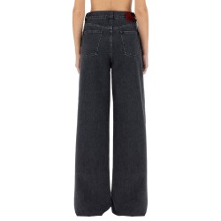 WIDE LEG DENIM PANTS