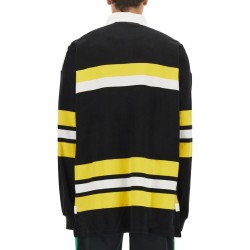 POLO SHIRT WITH STRIPE PATTERN