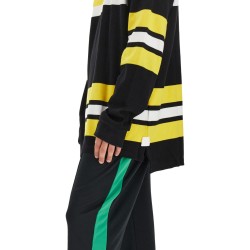 POLO SHIRT WITH STRIPE PATTERN