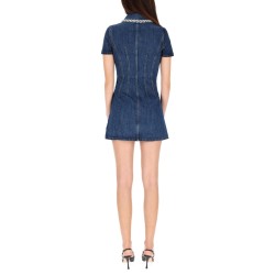 "DENIM CRYSTAL" MINI DRESS