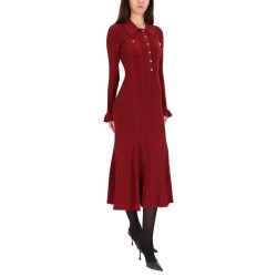 MIDI DRESS WITH COLLAR