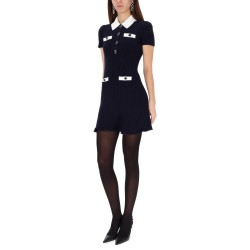 MINI DRESS WITH CONTRASTING COLLAR