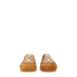 LEATHER AND SUEDE SNEAKER