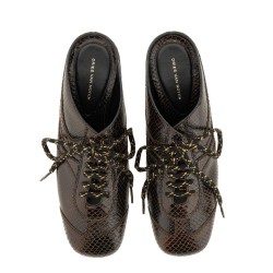 LEATHER SLIP-ON MULES