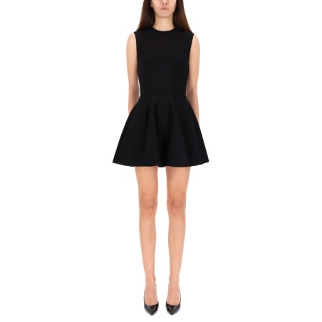 MINI DRESS WITH FLARED SKIRT