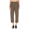 BAGGY PULL-ON PANTS IN COTTON COVER UP