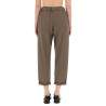 BAGGY PULL-ON PANTS IN COTTON COVER UP