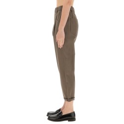 BAGGY PULL-ON PANTS IN COTTON COVER UP