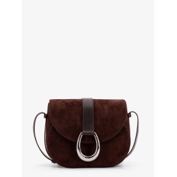 Bella Saddle suede crossbody bag
