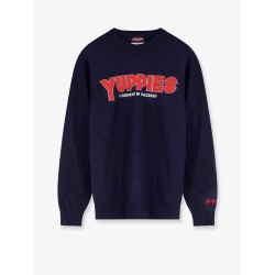 Heron Light sweater with Yuppies I Giovani di Successo embroidery