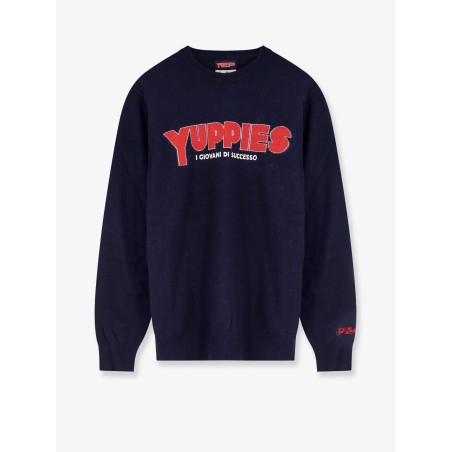 Heron Light sweater with Yuppies I Giovani di Successo embroidery