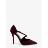 Miss Ziggyta 100 suede pumps