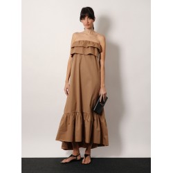 Pochette Cassandre grain-de-poudre leather clutch with shoulder strap