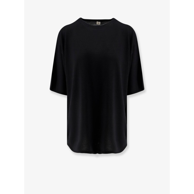 Longline wool blend sweater