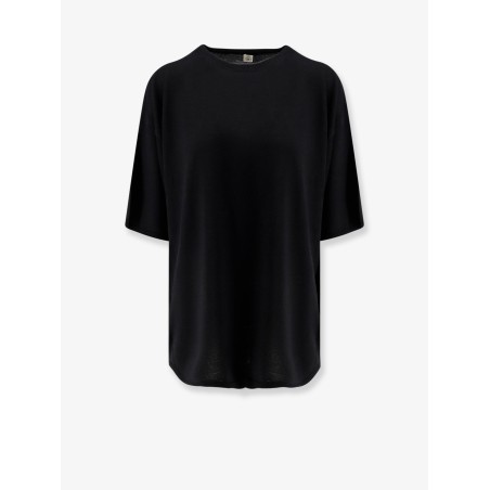 Longline wool blend sweater