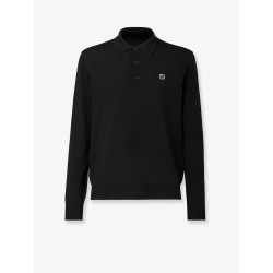 Virgin wool polo shirt