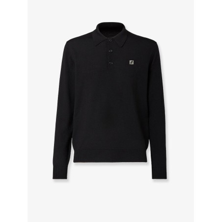 Virgin wool polo shirt
