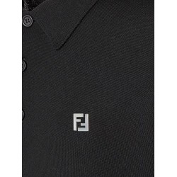 Virgin wool polo shirt