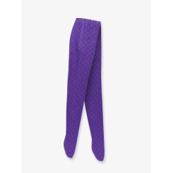 Nylon tights with all-over GG motif