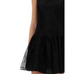 MINI DRESS WITH PEPLUM SKIRT