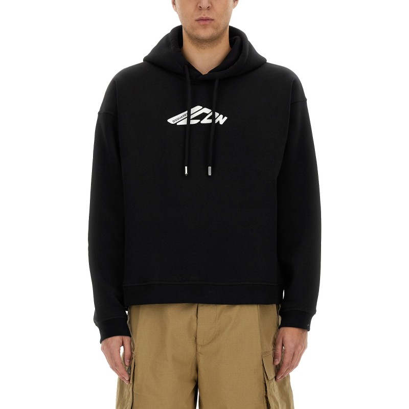 SWEATSHIRT WITH LOGO PRINT