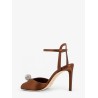 Sacora satin sandals with crystal detail