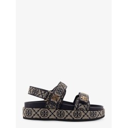T Monogram Kira jacquard fabric sandals