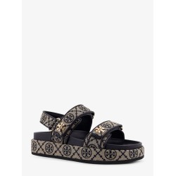 T Monogram Kira jacquard fabric sandals