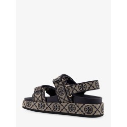 T Monogram Kira jacquard fabric sandals