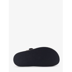 T Monogram Kira jacquard fabric sandals