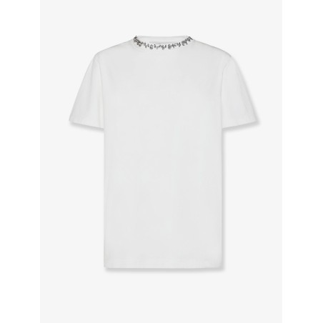 Cotton t-shirt with rhinestones