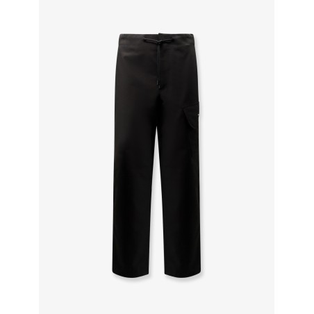 Cargo cotton blend trousers