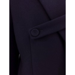 Single-breasted virgin wool coat
