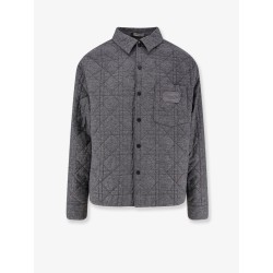 Cannage Shirt Jacket with Embroidery Christian Dior Couture