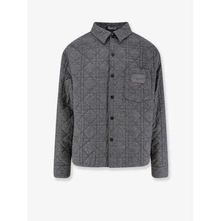 Cannage Shirt Jacket with Embroidery Christian Dior Couture