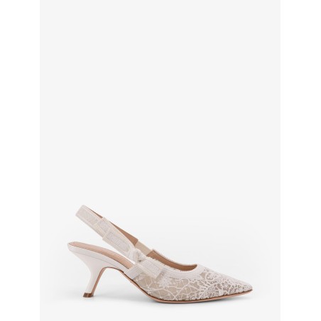 J'adior lace pumps with side bow detail
