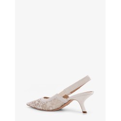 J'adior lace pumps with side bow detail