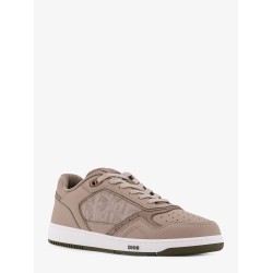 B27 leather sneakers with suede inserts