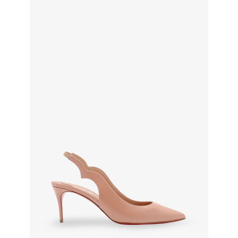 Hot Chick patent leather slingback décolleté