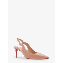 Hot Chick patent leather slingback décolleté