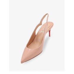 Hot Chick patent leather slingback décolleté