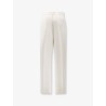 Tuxedo wool and silk trousers