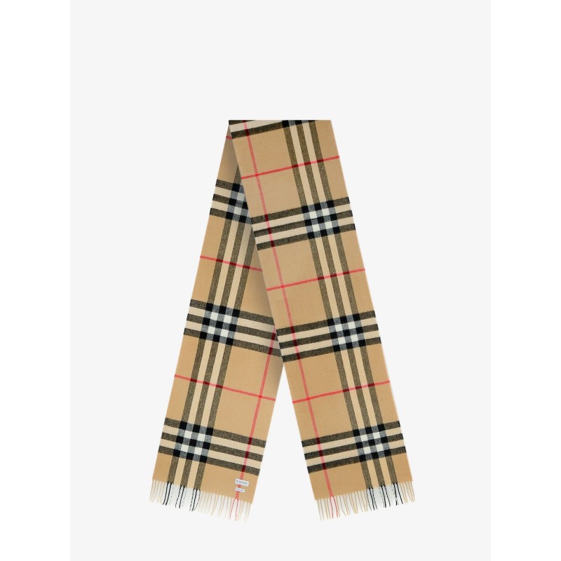 Giant Check cashmere scarf