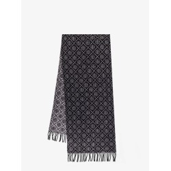 T Monogram Oblong wool and cashmere scarf